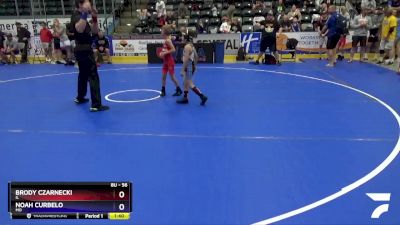 56 lbs Quarterfinal - Brody Czarnecki, IL vs Noah Curbelo, MO