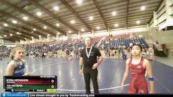 96 lbs Quarterfinal - Kyra McMahon, Montana vs Tia Hotema, Hawaii