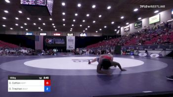 125 kg Round Of 32 - Dominick Cotton, North Carolina vs Owen Trephan, Wolfpack Wrestling Club / TMWC