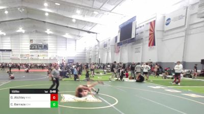 132 lbs Consi Of 8 #2 - Gavin Atchley, River Valley Dust Devil vs Caleb Barraza, Ichiban WC