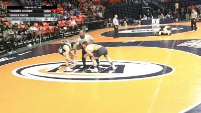 1A 175 lbs Quarterfinal - Brock Finch, Coal City vs Gunner Looker, Beardstown