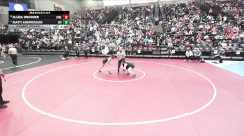 6A 120 lbs Champ. Round 1 - Elliza Brunner, Copper Hills vs Matti Andreason, Riverton