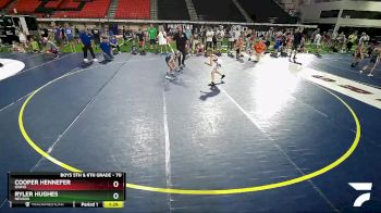 70 lbs 1st Place Match - Cooper Hennefer, Idaho vs Ryler Hughes, Nevada