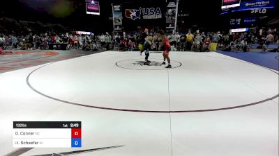 132 lbs Cons 64 #2 - Devon Conner, NC vs Isaiah Schaefer, IN