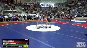 6A 105 lbs Semifinal - Dalani Hornbuckle, Rogers vs Milla Andrews, Fayetteville