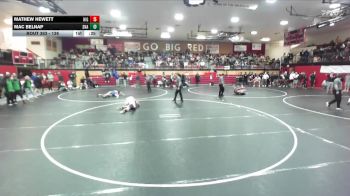 138 lbs Cons. Round 4 - Mathew Hewett, Highland vs Mac Belnap, Snake River