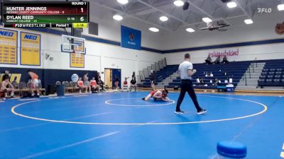 157 lbs Round 1 (6 Team) - Hunter Jennings, Neosho County Community College vs Dylan Reed, Cowley College