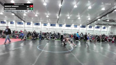 92 lbs Quarterfinal - Maddox Wimbish, WV Lunatics-EL vs Noah Benson, Jacket W.C.-EL