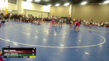 125 lbs Round 5 (8 Team) - Kiley Vinson, Charlies Angels Florida Pink vs Corah Linnaus, Nebraska Widow Makers