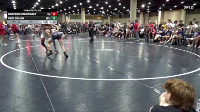 144 lbs Round 2 (6 Team) - Reid Solum, AR- 15 vs Brayson Weatherly, Team Arkansas