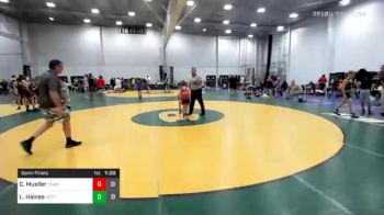 78 lbs Semifinal - Cael Mueller, Team Integrity vs Lincoln Haines, Gettysburg