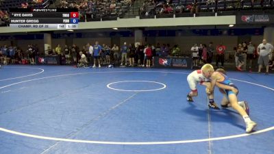 100 lbs Champ. Rd Of 32 - Rye Davis, Threestyle Wrestling Of Oklahoma vs Hunter Gregg, Pennsylvania