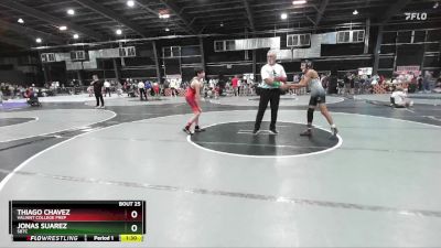 100 lbs Cons. Round 3 - Thiago Chavez, Valiant College Prep vs Jonas Suarez, SBTC