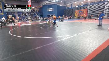 130 lbs Quarterfinal - Willow White, South Dade vs Isabella Thompkins, Dover