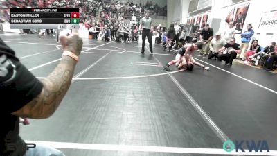 75 lbs Consolation - Easton Miller, Sperry Wrestling Club vs Sebastian Soto, Bartlesville Wrestling Club