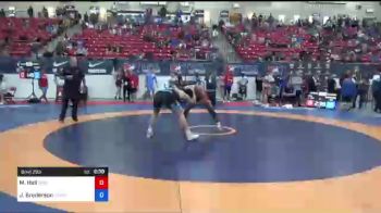 86 kg Quarters - Mark Hall, Pennsylvania RTC / TWMC vs Julien Broderson, Iowa