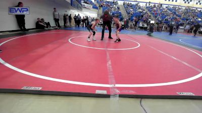 60 lbs Quarterfinal - Klasen Couch, Vian Wrestling Club vs Knox Perkins, Tahlequah Wrestling Club