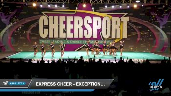 Express Cheer - Exceptional [2022 L4.2 Senior - Small] 2022 CHEERSPORT National Cheerleading Championship