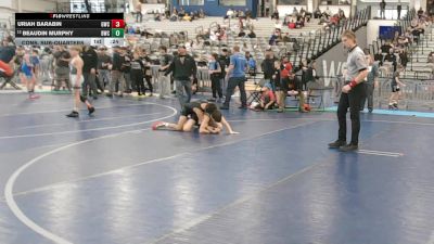 92 lbs Cons. Sub-quarters - Uriah Barabin, Grindhouse Wrestling Club vs Beaudin Murphy, Billings Wrestling Club