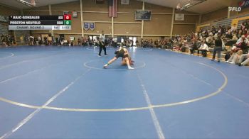 125 lbs Champ. Round 2 - Preston Neufeld, Doane vs Julio Gonzales, Arizona Christian University