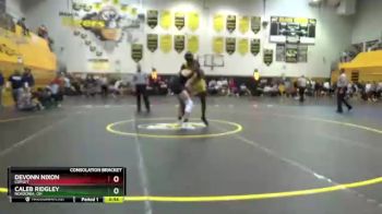 157 lbs Consolation Bracket - Caleb Ridgley, NORDONIA, OH vs Devonn Nixon, Copley