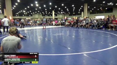 120 lbs Round 2 - Noah Terry, Rebel Wrestling Club vs Aaron Webster, Techfall Wrestling Club