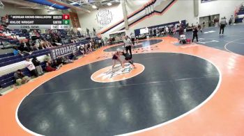 120 lbs Cons. Semi - Morgan Krone-Smallhorn, Charleston vs Khloe Wright, Canton