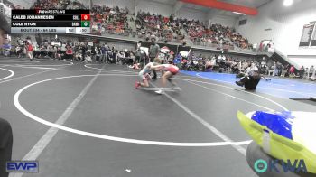 64 lbs Consi Of 8 #2 - Caleb Johannesen, Collinsville Cardinal Youth Wrestling vs Cole Ryon, Broken Arrow Wrestling Club