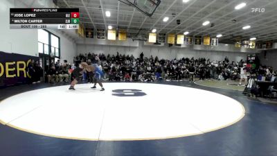285 lbs Champ. Round 1 - Jose Lopez, Alemany vs Milton Carter, St. John Bosco