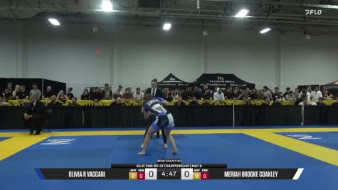 Meriah Brooke Coakley vs Olivia R Vaccari 2026 Pan IBJJF Jiu-Jitsu No-Gi Championship