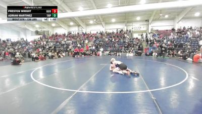 126 lbs Quarters - Preston Wright, Hurricane vs Adrian Martinez, Timpview