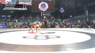 135 lbs 3rd Place Match - Naima Ghaffar, Indiana vs Kaison Miller, Kansas