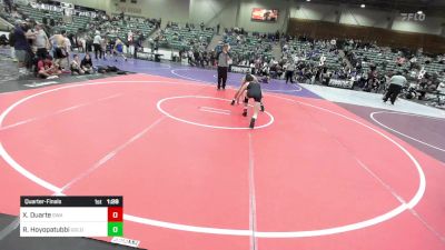 126 lbs Quarterfinal - Xander Duarte, Swamp Monsters WC vs Robert Hoyopatubbi, Gold Rush Wrestling