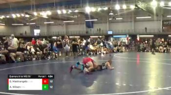 132 lbs Quarters & 1st Wb (16 Team) - Asher Wilson, Gulf Coast Elite vs Gavin Mastrangelo, Strong House - Blue