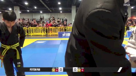 Aidan Mateo Burpee vs Peyton Pan 2025 American National IBJJF Jiu-Jitsu Open Championship