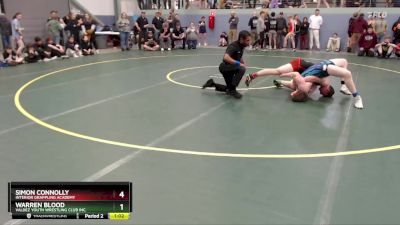 175 lbs Cons. Round 4 - Simon Connolly, Interior Grappling Academy vs Warren Blood, Valdez Youth Wrestling Club Inc.