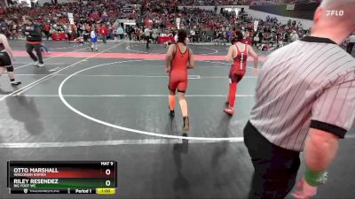 110 lbs Champ. Round 1 - Otto Marshall, Wisconsin Rapids vs Riley Resendez, Big Foot WC