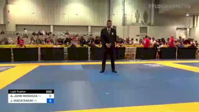 ALLEN JOHN MENDOZA vs JEFF MACATANGAY 2022 World Master IBJJF Jiu-Jitsu Championship