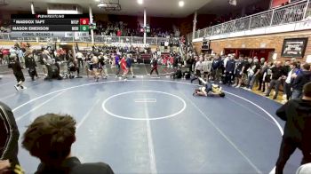 106 lbs Cons. Round 4 - Maddox Taft, Mt. Spokane vs Mason Emerson, Meridian