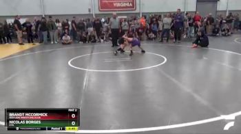 63 lbs Cons. Round 6 - Nicolas Borges, CYA vs Brandt McCormick, Red Lion Wrestling Club