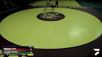 97 lbs Quarterfinal - Brekken Stier, Stewartville vs Mathias Liepold, Flat Earth