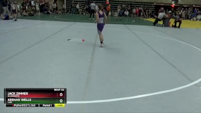 60 lbs Cons. Round 1 - Keenan Wells, LAW vs Jack Zimmer, Ellsworth