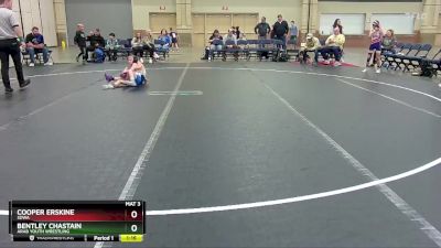 64 lbs 5th Place Match - Cooper Erskine, SDWA vs Bentley Chastain, Arab Youth Wrestling