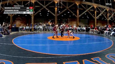 106 lbs 2nd Wrestleback (16 Team) - Alejandro Reyes, Sonoraville vs Magnus Patterson, Jordan