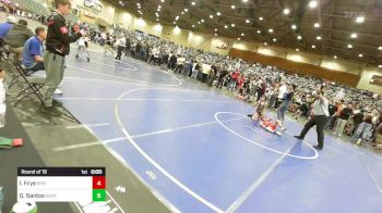65 lbs Round Of 16 - Izzy Frye, Spring Hills Wrestling vs Quintyn Santos, Buckaroo WC