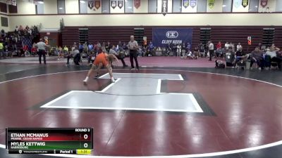 120 lbs Round 3 - Myles Kettwig, Harrisburg vs Ethan McManus, Prairie, Cedar Rapids