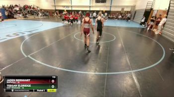 113 lbs Round 3 (10 Team) - Jaden Bernhart, Berthoud vs Teegan Eldridge, East Renegade