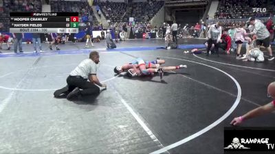 100 lbs Cons. Round 2 - Hooper Crawley, Republic Co vs Hayden Fields, Caney Valley