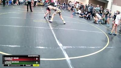 95 lbs Quarterfinal - Logan Backus, Arlington vs Charley Head, Contenders