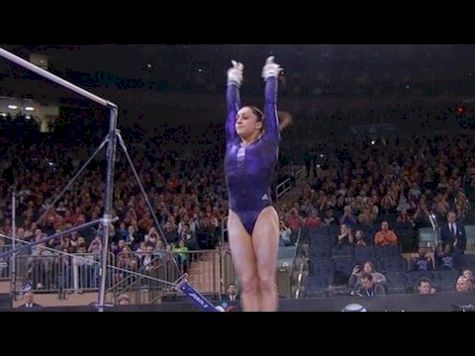 Jordyn Wieber makes amazing bar save to win 2012 American Cup  - from Universal Sports